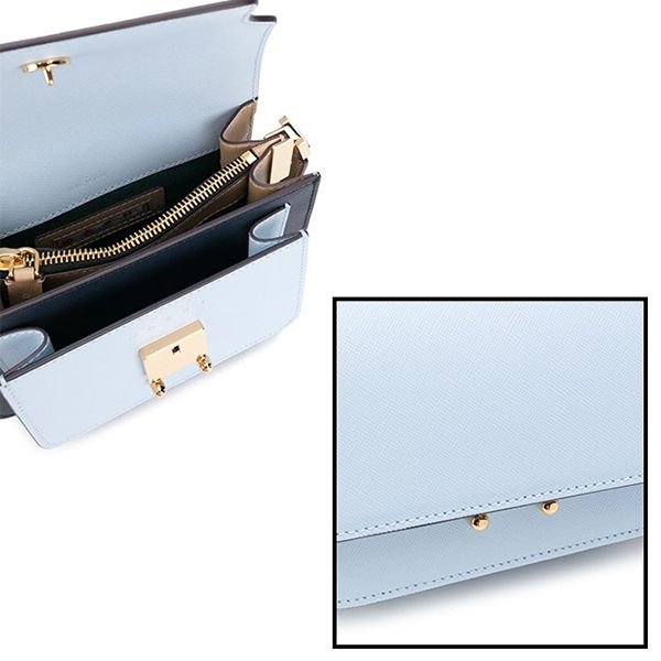 マルニ TRUNK MINI サフィアーノレザー 2way ショルダーバッグ偽物 SBMPS01U57LV520Z328C